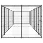 vidaXL Κλουβί Σκύλου Εξωτ. Χώρου με Στέγαστρο 21,78 μ² από Ατσάλι