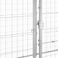 vidaXL Κλουβί Σκύλου Εξ. Χώρου με Στέγαστρο 16,94 μ² Γαλβ. Χάλυβας