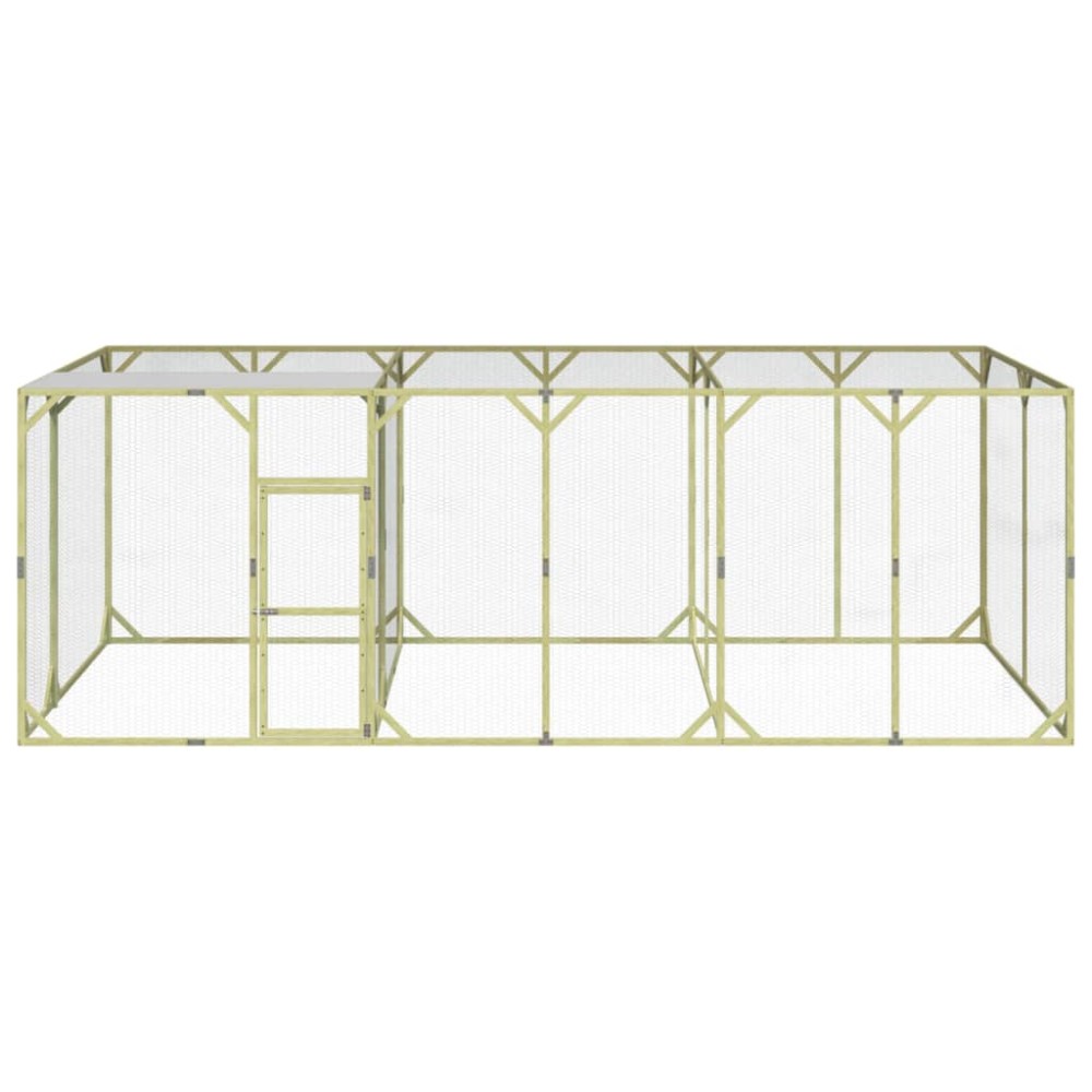 vidaXL Κοτέτσι 600x300x200 εκ. από Μασίφ Εμποτισμένο Ξύλο Πεύκου