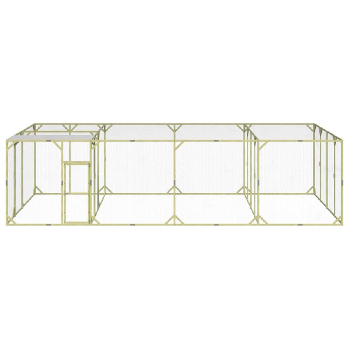 vidaXL Κοτέτσι 800x400x200 εκ. από Μασίφ Εμποτισμένο Ξύλο Πεύκου