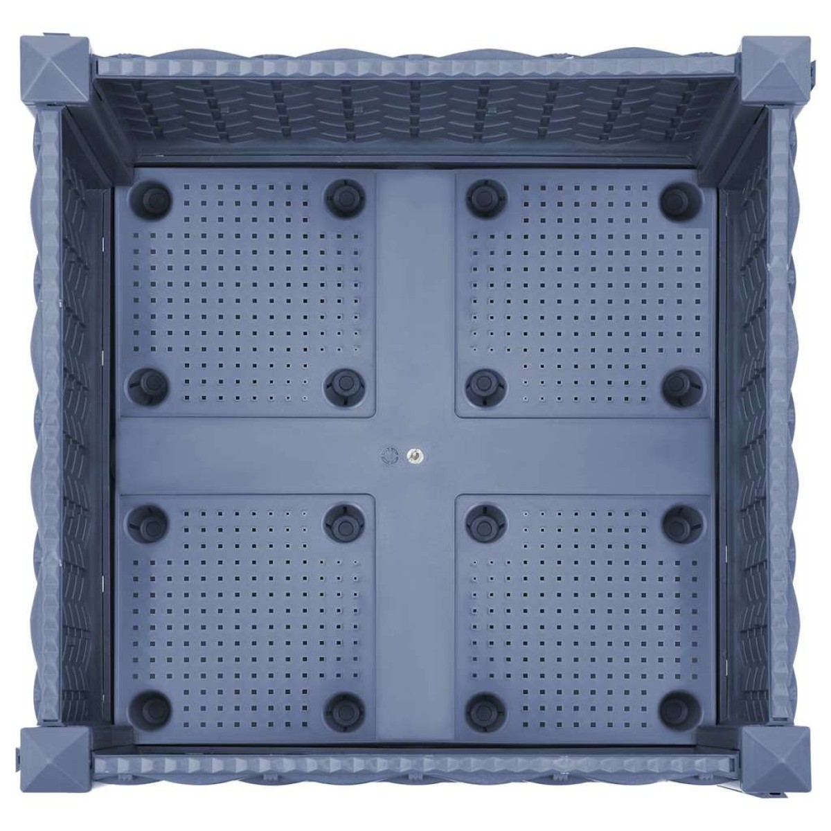 vidaXL Ζαρντινιέρα 40 x 40 x 23 εκ. από Πολυπροπυλένιο