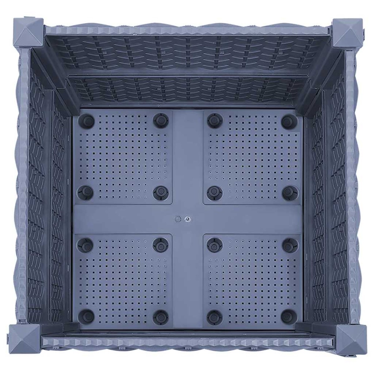vidaXL Ζαρντινιέρα 40 x 40 x 38 εκ. από Πολυπροπυλένιο
