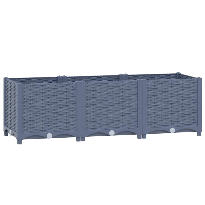 vidaXL Ζαρντινιέρα 120 x 40 x 38 εκ. από Πολυπροπυλένιο