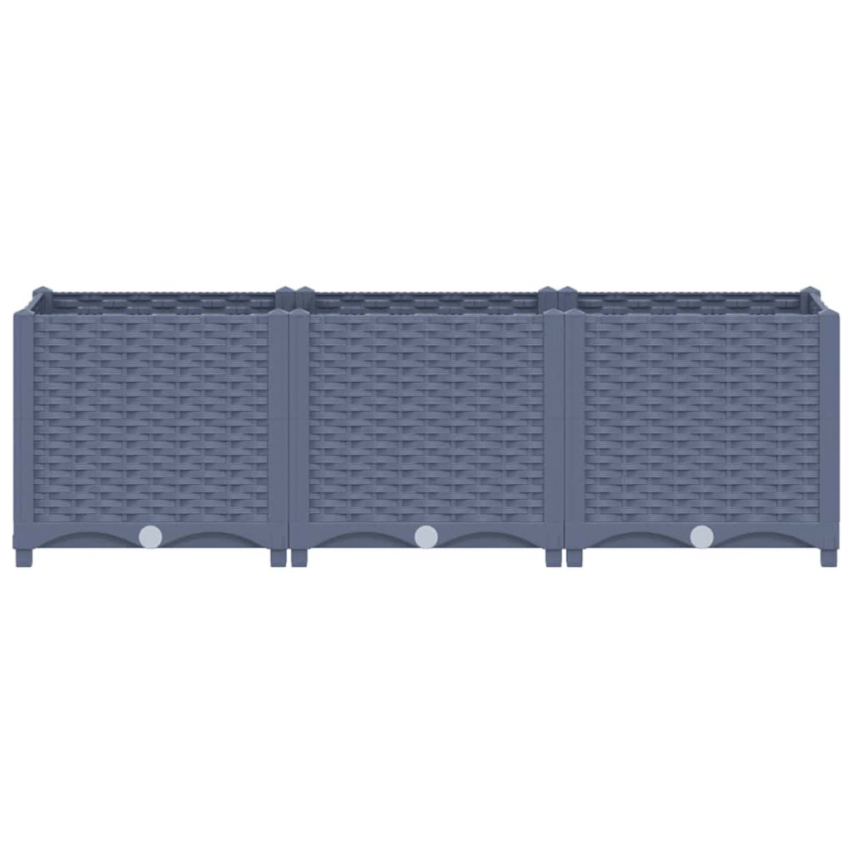 vidaXL Ζαρντινιέρα 120 x 40 x 38 εκ. από Πολυπροπυλένιο