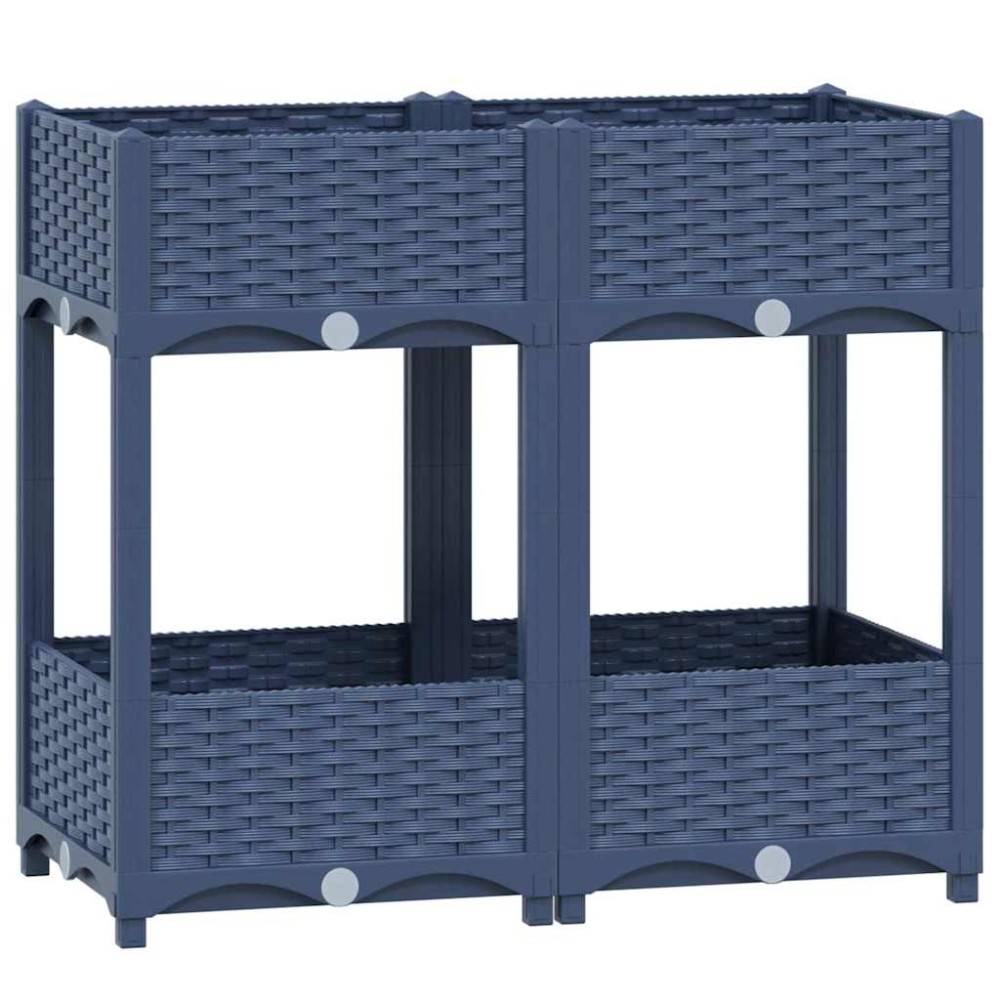 vidaXL Ζαρντινιέρα 80 x 40 x 71 εκ. από Πολυπροπυλένιο