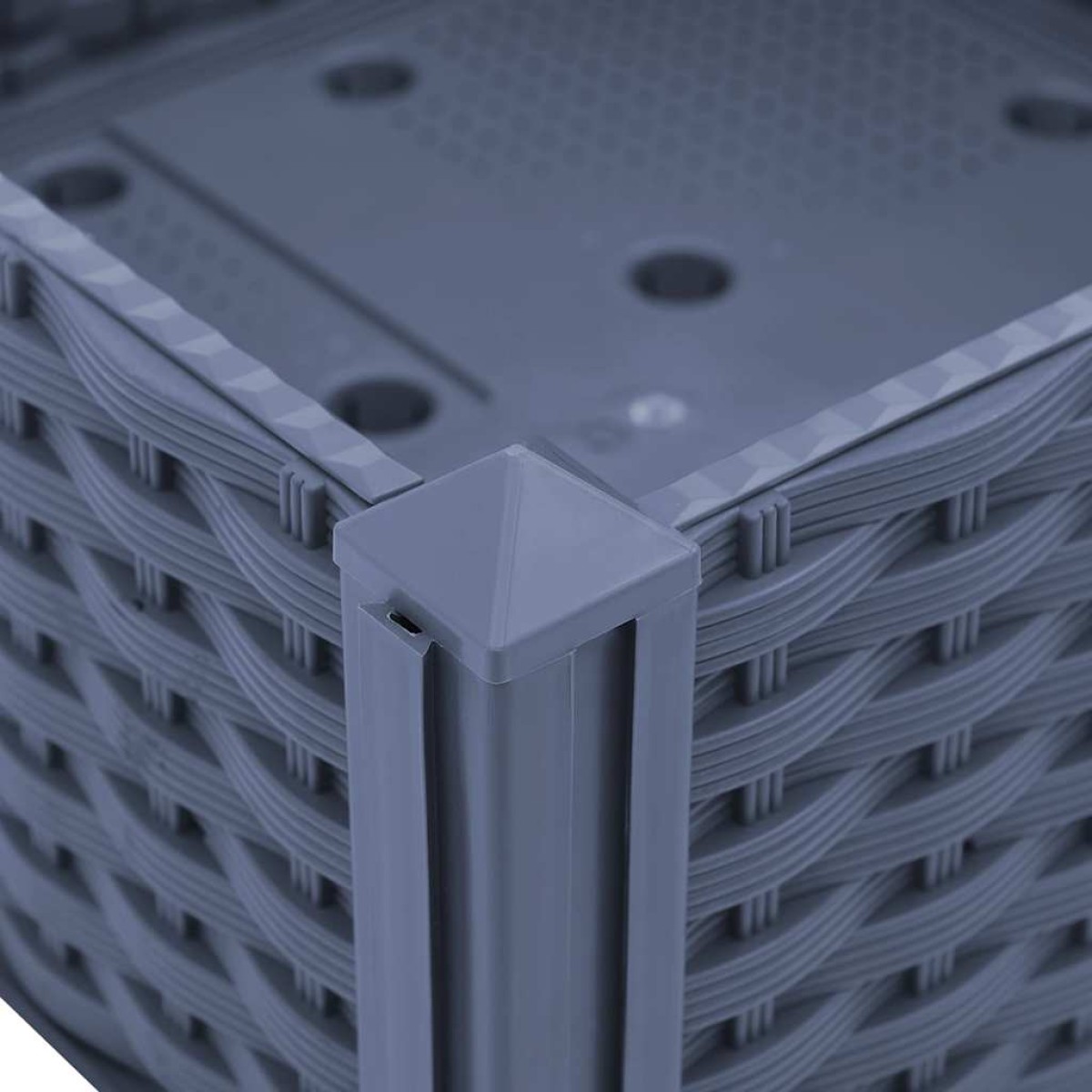 vidaXL Ζαρντινιέρα 80 x 40 x 71 εκ. από Πολυπροπυλένιο