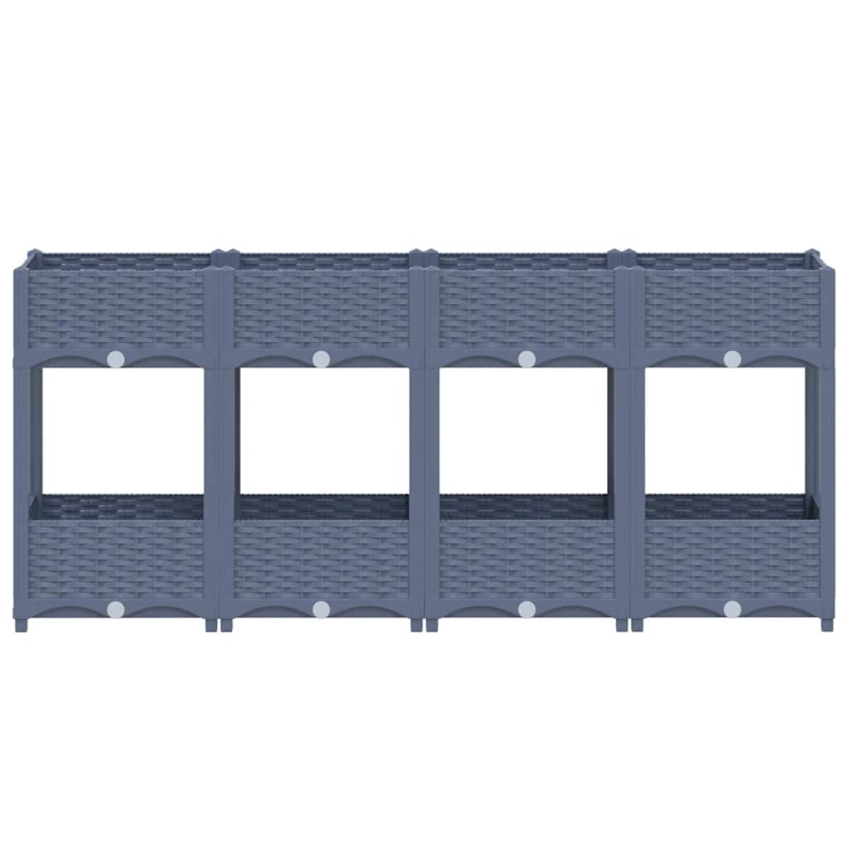 vidaXL Ζαρντινιέρα 160 x 40 x 71 εκ. από Πολυπροπυλένιο