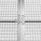 vidaXL Κλουβί Κουνελιών Γκρι 403,5x80,5x71 εκ. Γαλβανισμένος Χάλυβας