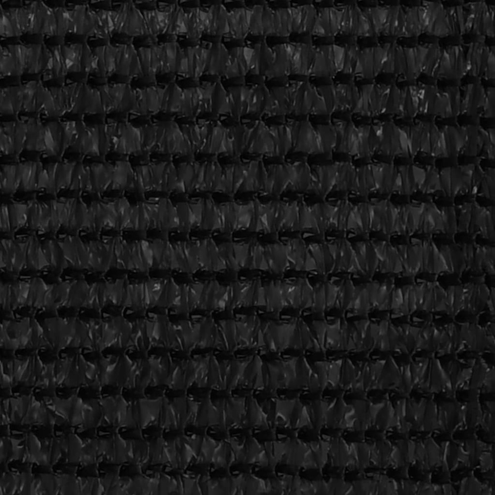 vidaXL Διαχωριστικό Βεράντας Μαύρο 75x300 εκ. από HDPE