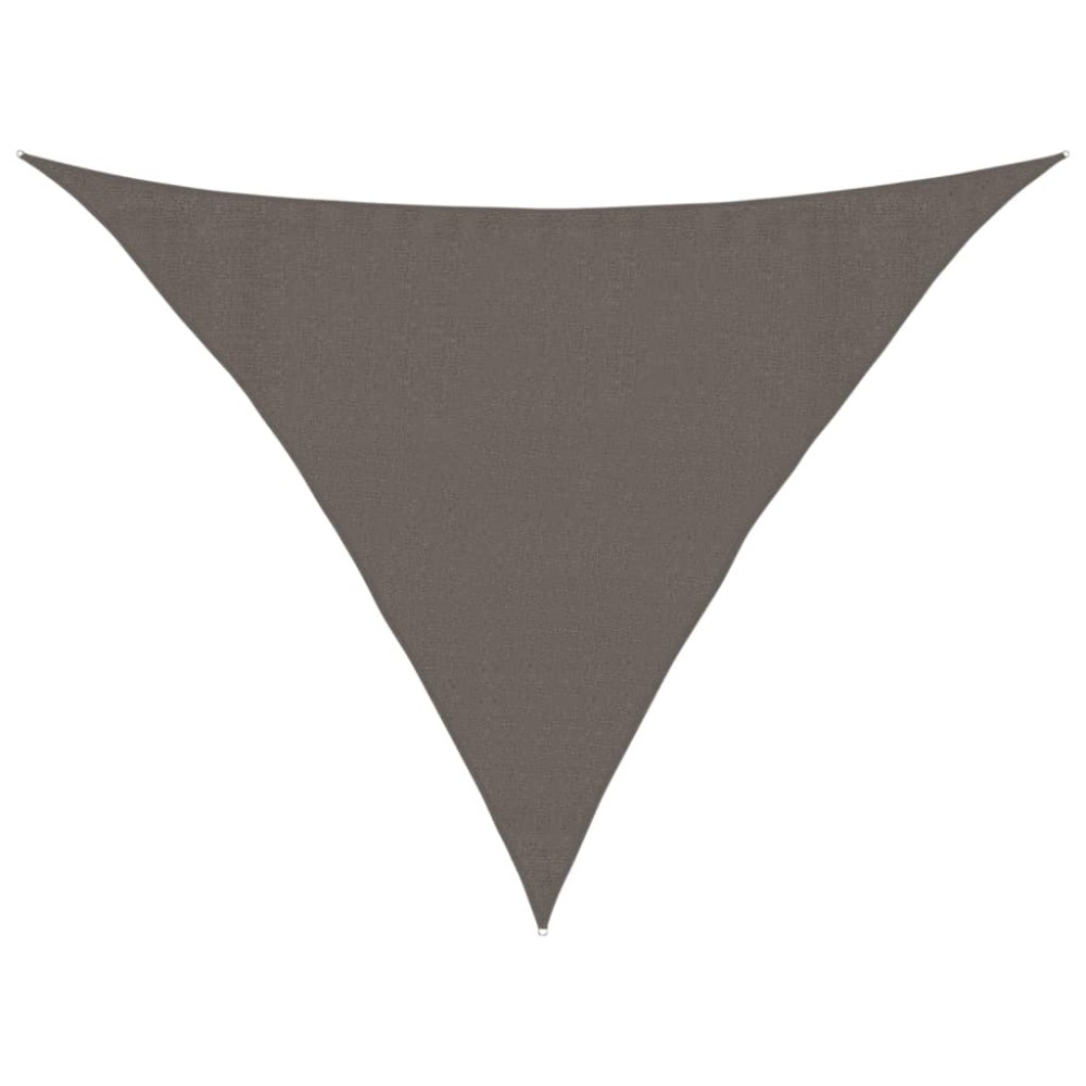 vidaXL Πανί Σκίασης Ανθρακί 3,5 x 3,5 x 4,9 μ. από HDPE 160 γρ./μ²