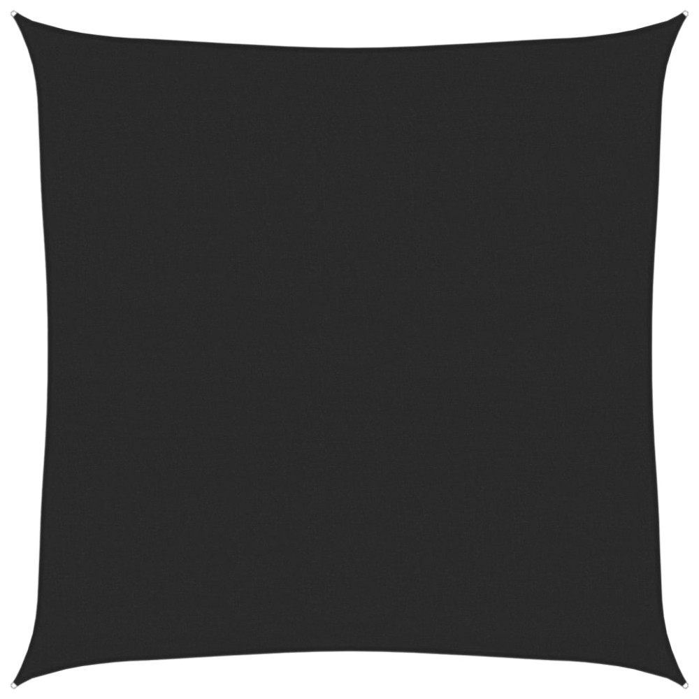vidaXL Πανί Σκίασης Μαύρο 4,5 x 4,5 μ. από HDPE 160 γρ./μ²