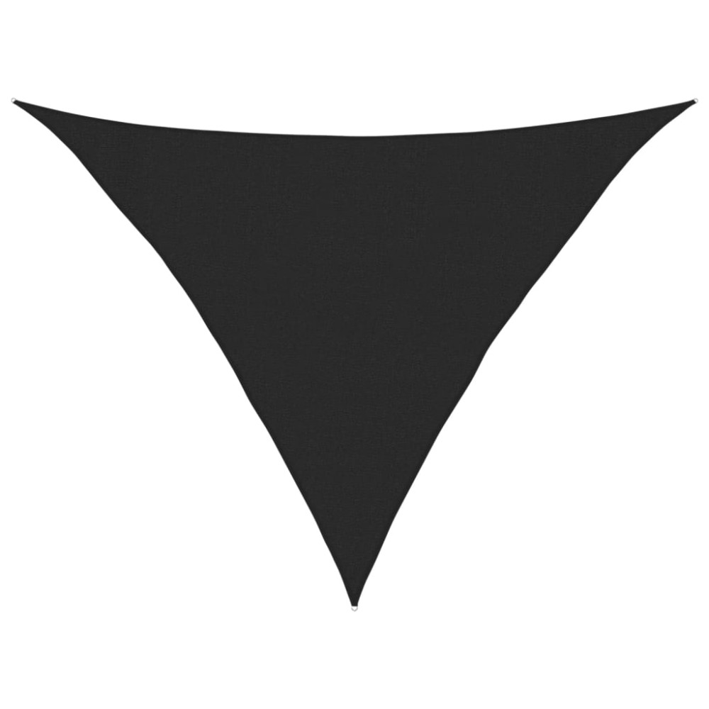 vidaXL Πανί Σκίασης Μαύρο 3 x 3 x 4,2 μ. από HDPE 160 γρ./μ²