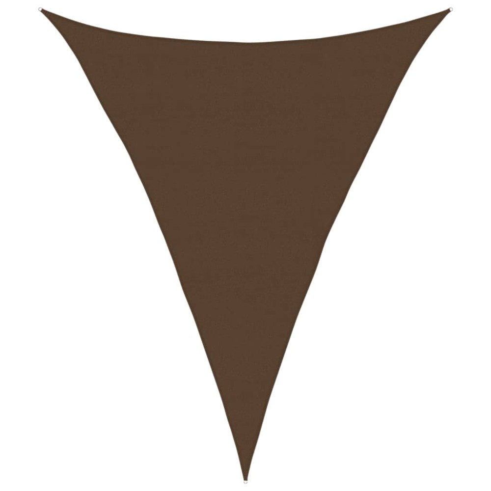 vidaXL Πανί Σκίασης Καφέ 5 x 6 x 6 μ. από HDPE 160 γρ./μ²