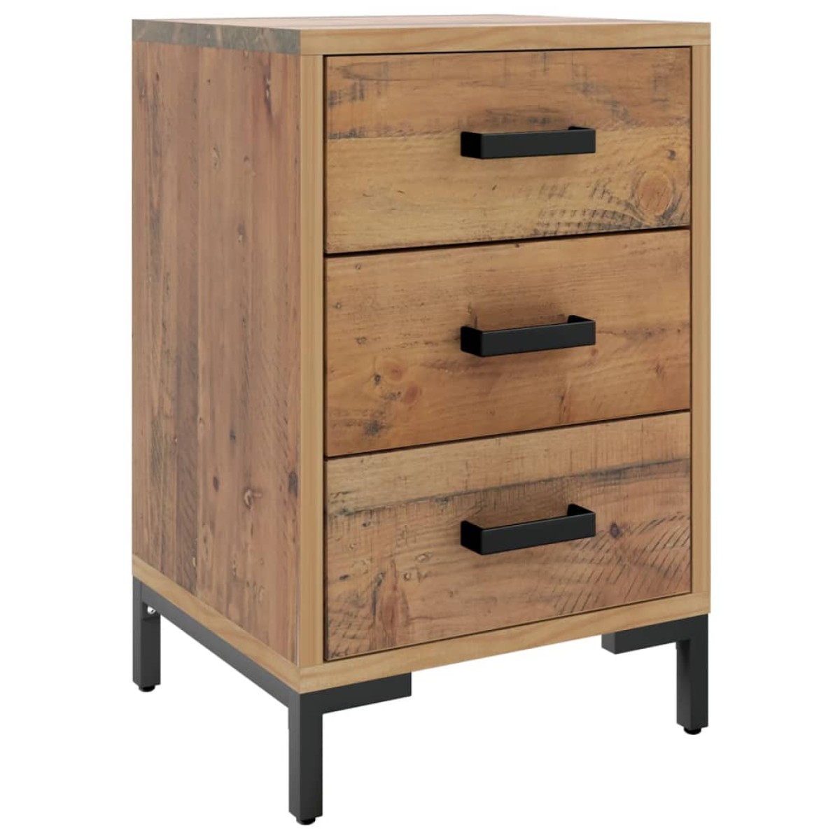 vidaXL Κομοδίνα 2 Τεμ. 40x30x55 εκ. από Μασίφ Ξύλο Πεύκου