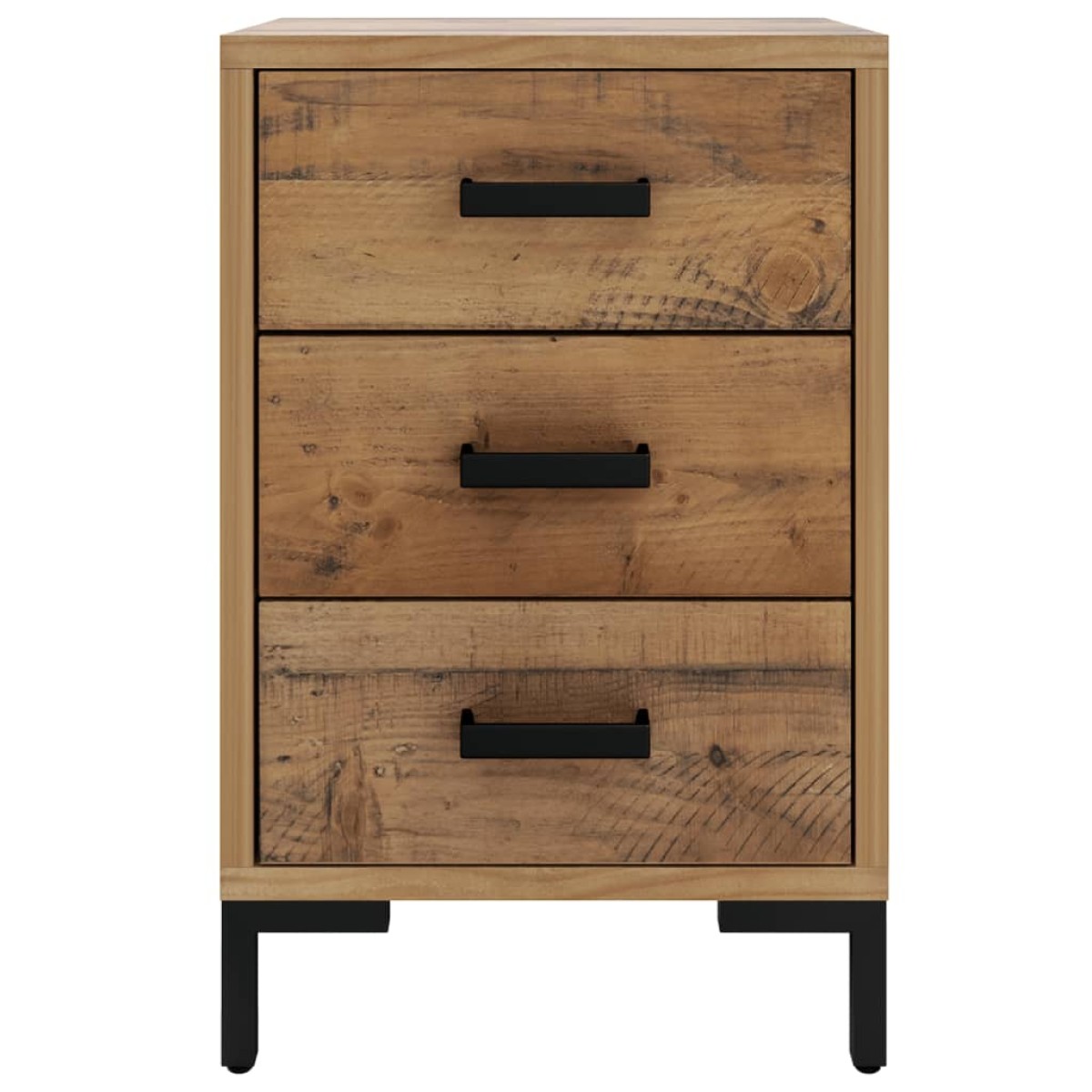 vidaXL Κομοδίνα 2 Τεμ. 40x30x55 εκ. από Μασίφ Ξύλο Πεύκου