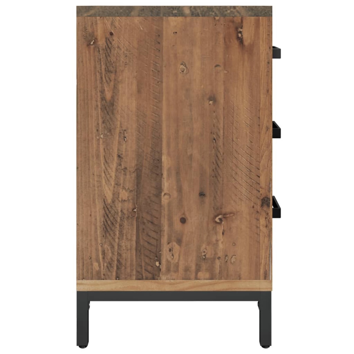 vidaXL Κομοδίνα 2 Τεμ. 40x30x55 εκ. από Μασίφ Ξύλο Πεύκου