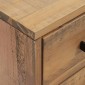 vidaXL Κομοδίνα 2 Τεμ. 40x30x55 εκ. από Μασίφ Ξύλο Πεύκου