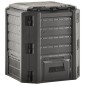 vidaXL Κάδος Κομποστοποίησης Μαύρος 380 Λίτρων