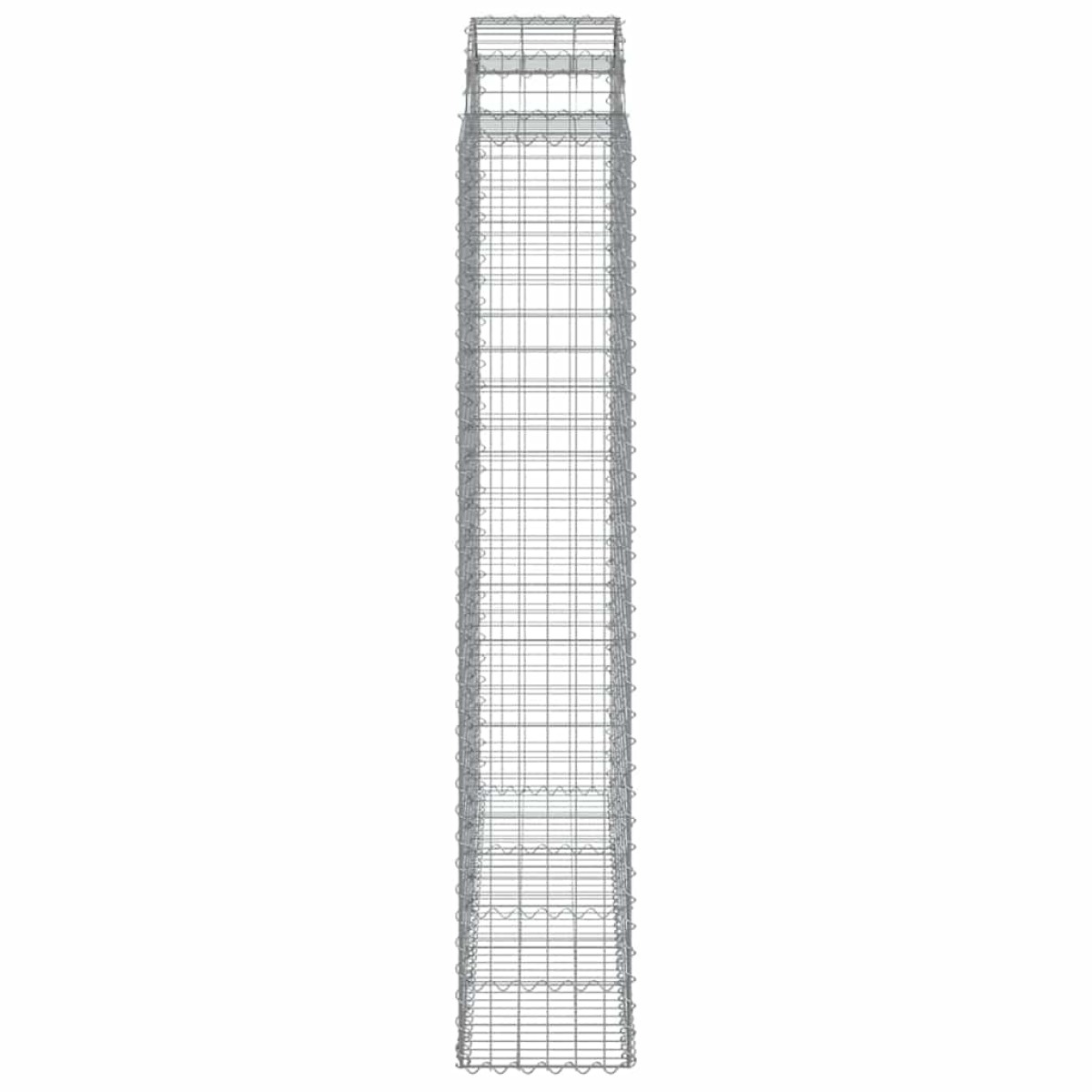 vidaXL Καλάθια Συρματοπλέγματα με Αψίδα 20 τεμ. 200x50x220/240 εκ. από Γαλβανισμένο Σίδηρο