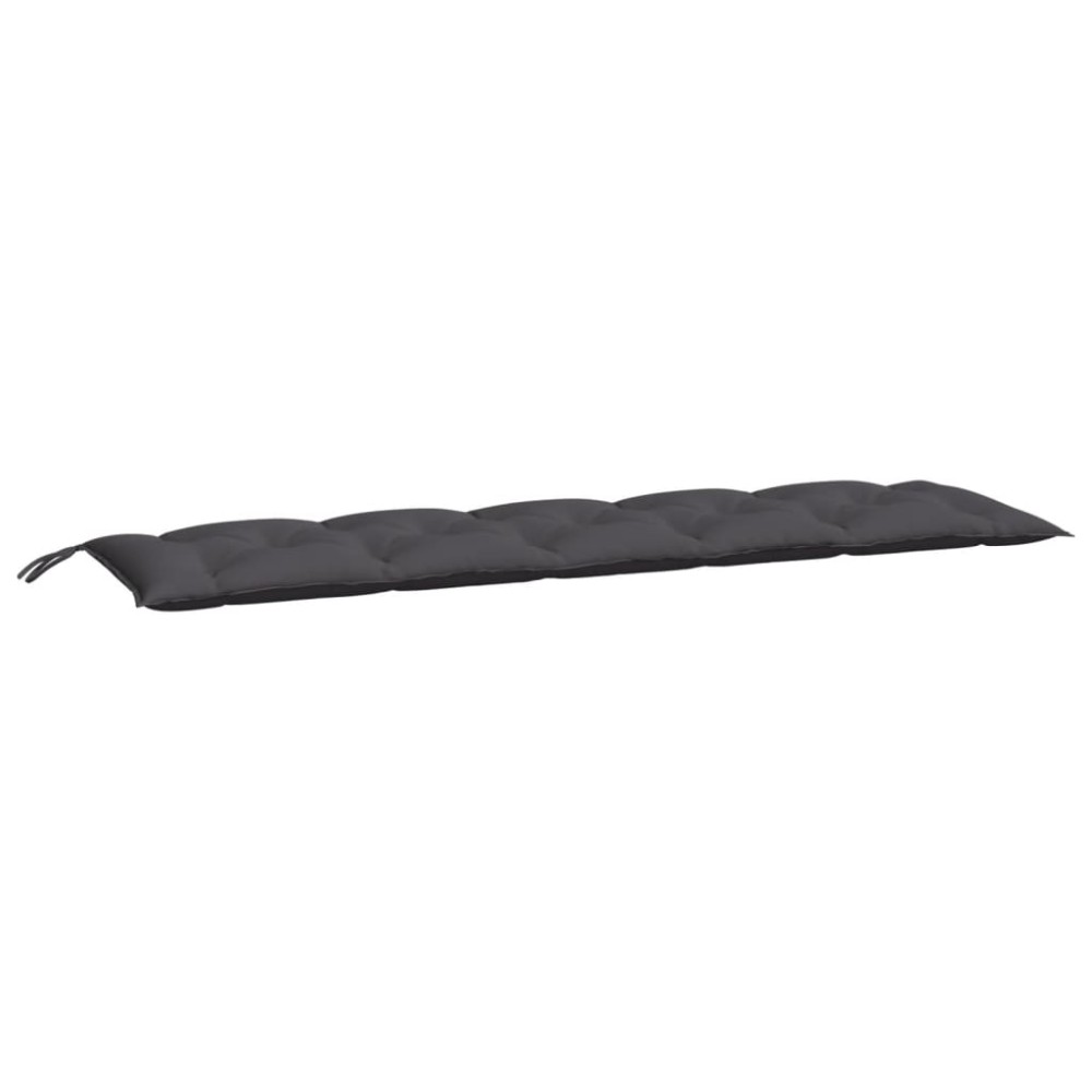 vidaXL Μαξιλάρι Πάγκου Κήπου Ανθρακί 180x50x7 εκ. Ύφασμα Oxford