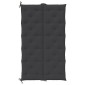 vidaXL Μαξιλάρια Πάγκου Κήπου 2 τεμ. Μαύρο 180x50x7cm Ύφασμα Oxford
