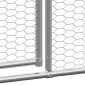 vidaXL Κοτέτσι - Κλουβί Εξωτ. Χώρου 2x6x2 μ. από Γαλβανισμένο Χάλυβα