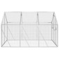 vidaXL Κλουβί Ασημένιο 1,79 x 3 x 1,85 μ. από Αλουμίνιο