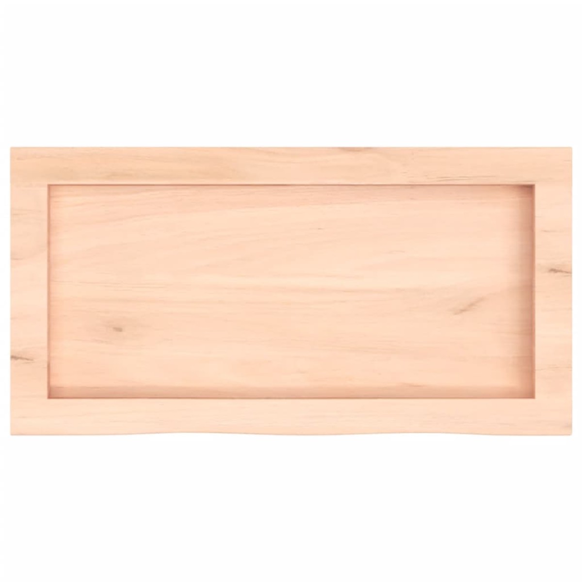 vidaXL Πάγκος Μπάνιου 60x30x4 εκ. από Ακατέργαστο Μασίφ Ξύλο