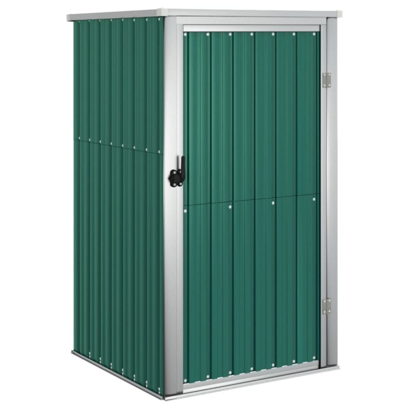 vidaXL Αποθήκη Εργαλείων Κήπου Πράσινη 88x89x161 εκ. Γαλβαν. Ατσάλι
