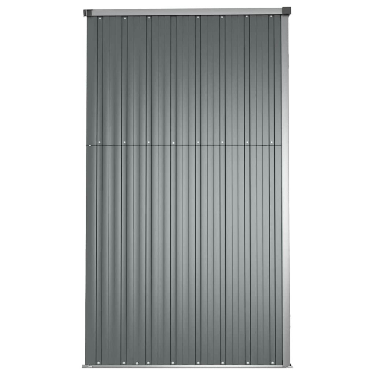 vidaXL Αποθήκη Εργαλείων Κήπου Γκρι 161x89x161 εκ. από Γαλβαν. Ατσάλι