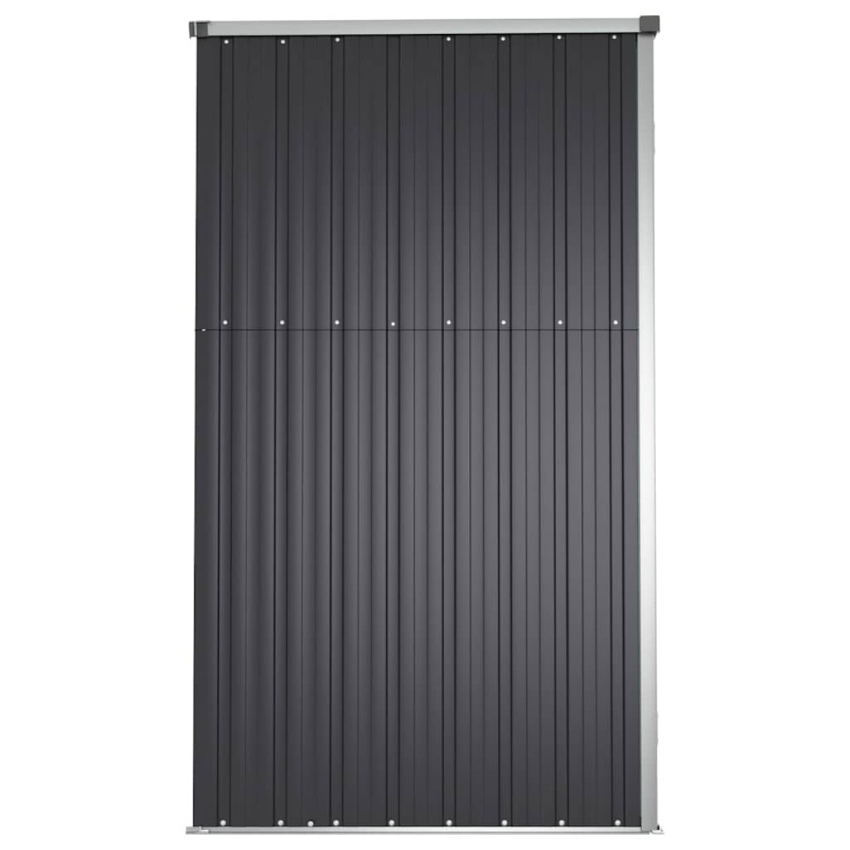 vidaXL Αποθήκη Εργαλείων Κήπου Ανθρακί 225x89x161 εκ. Γαλβαν. Ατσάλι