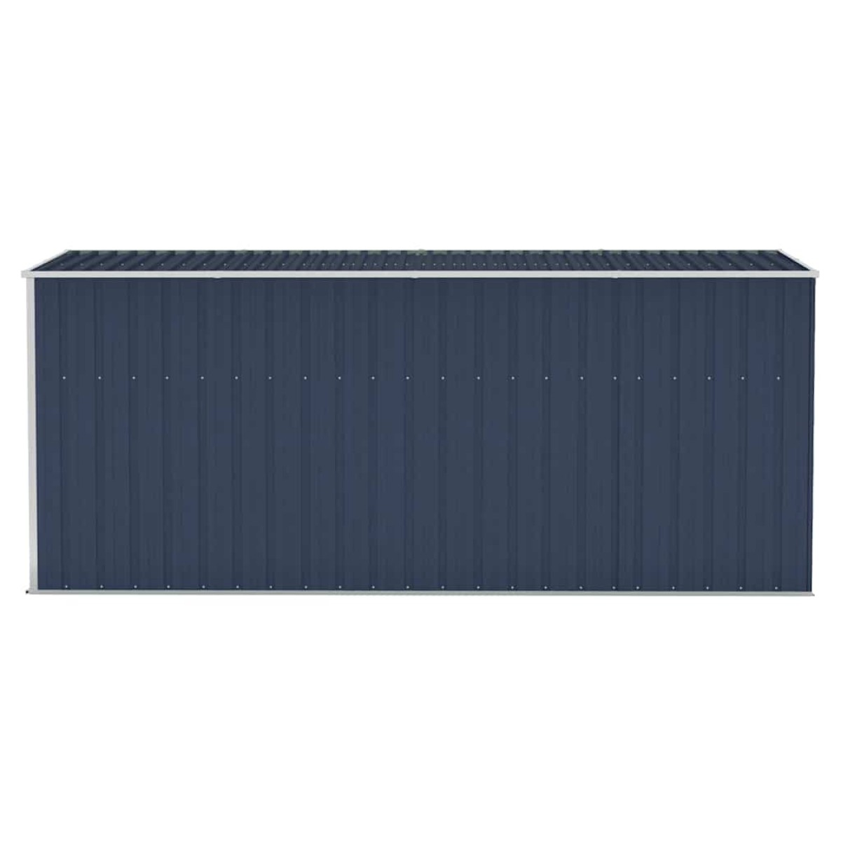 vidaXL Αποθήκη Κήπου Επιτοίχια Ανθρακί 118 x 382 x 178 εκ. από Ατσάλι