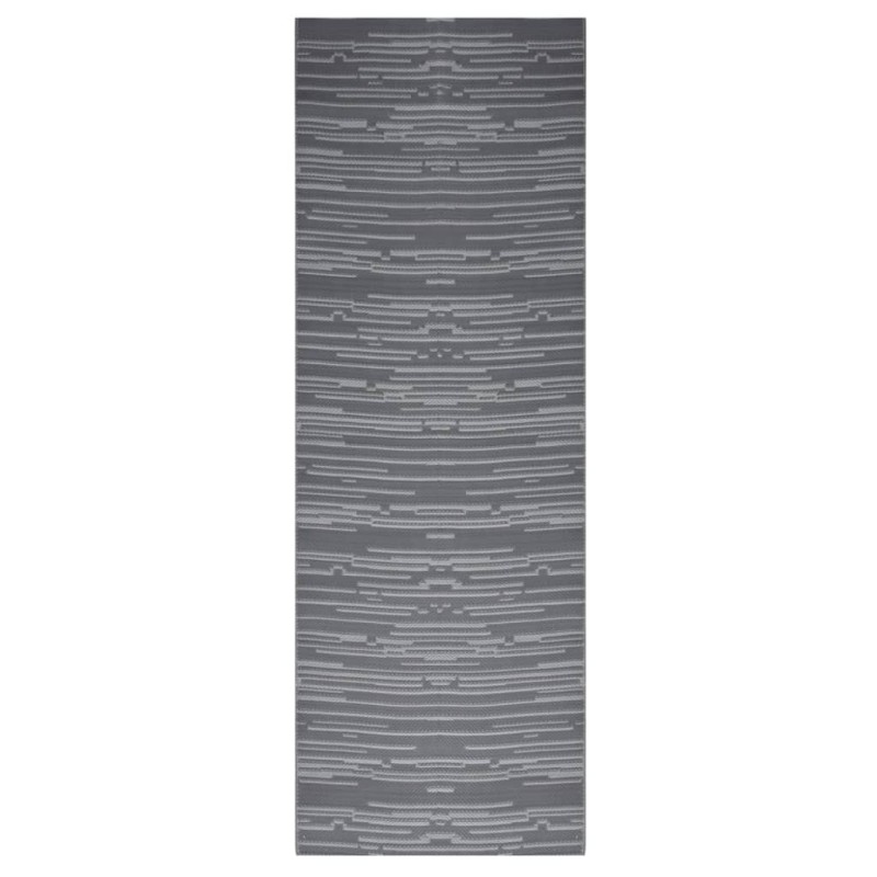 vidaXL Χαλί εξωτερικού χώρου ARAKIL Ανθρακί 80x250 cm PP
