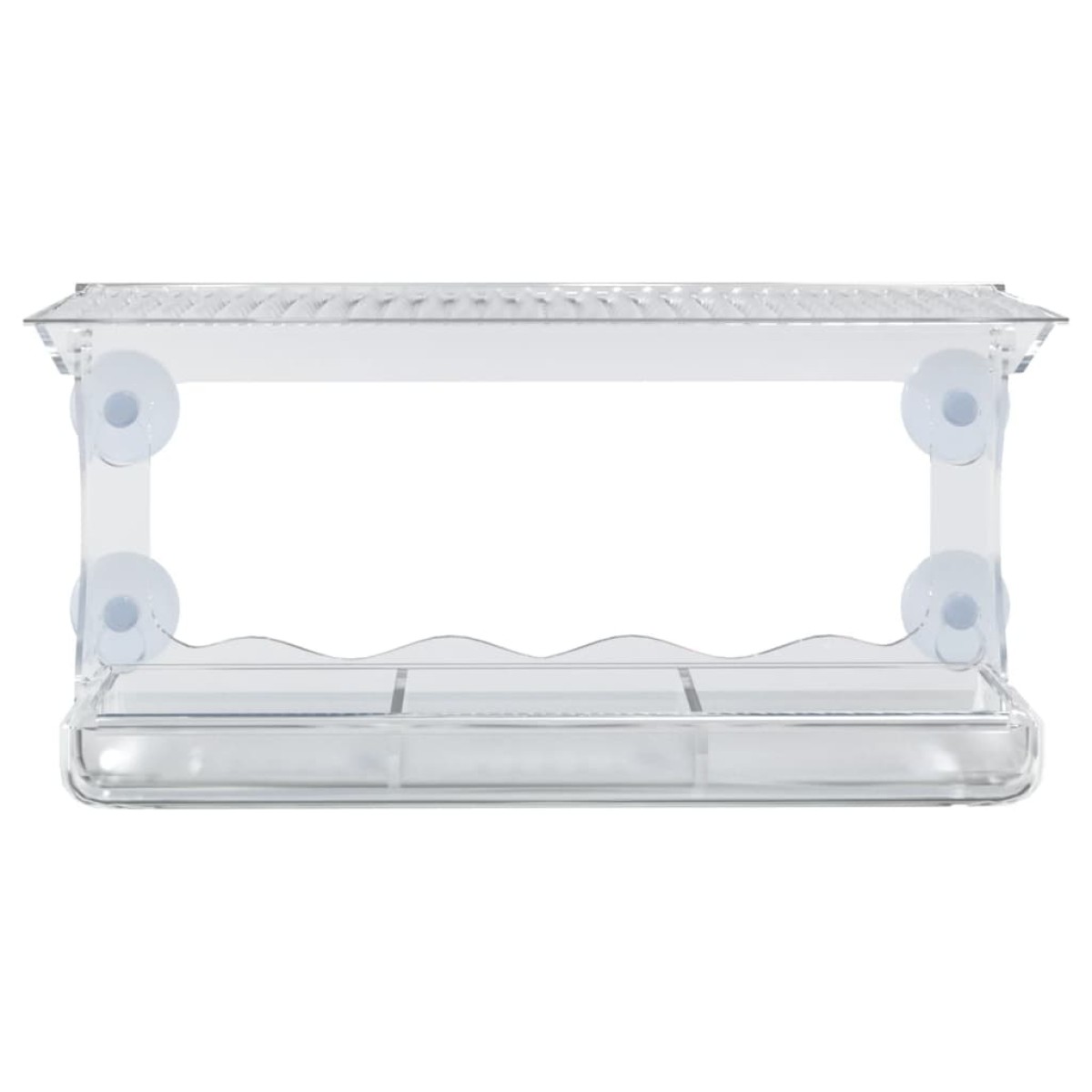 vidaXL Ταΐστρες Πουλιών για Παράθυρο 2 τεμ. 30x12x15 εκ. Ακρυλικές