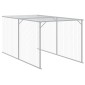 vidaXL Κοτέτσι με Περίβολο Ανθρακί 117x609x123 εκ. Γαλβαν. Χάλυβας
