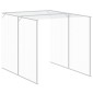 vidaXL Κλουβί για Κότες με Αυλή Ανθρακί 165x455x181 εκ Γαλβαν. Χάλυβας