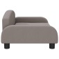 vidaXL Καναπές Παιδικός Taupe 70 x 45 x 30 εκ. από Ύφασμα