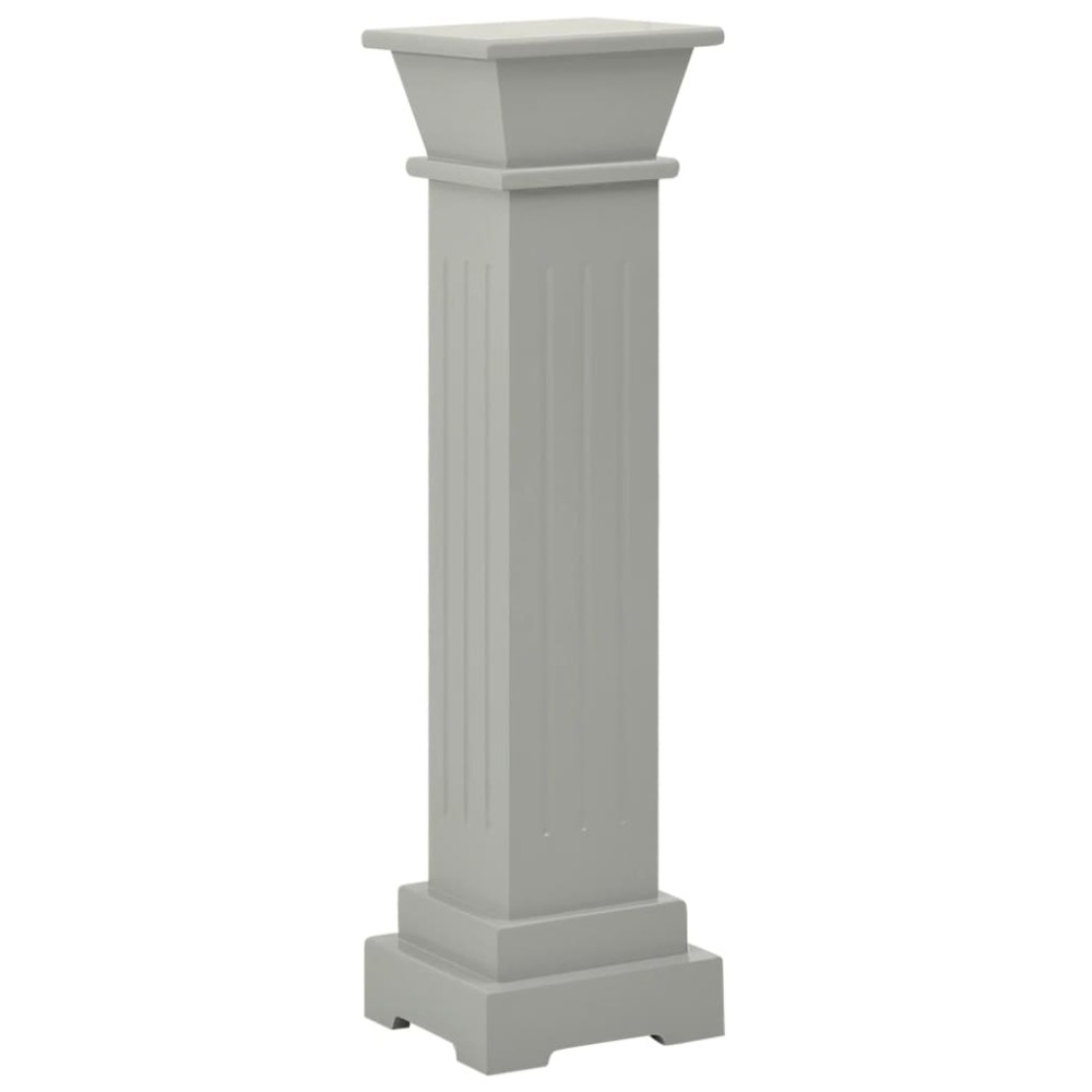 vidaXL Ανθοστήλη Τετράγωνη Γκρι 17 x 17 x 66 εκ από MDF