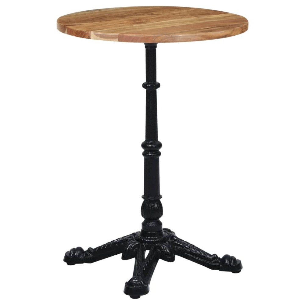 vidaXL Πόδι Τραπεζιού Bistro Μαύρο 52x52x72 εκ. από Χυτοσίδηρο