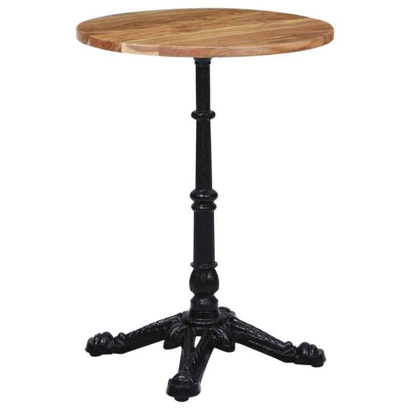 vidaXL Πόδι Τραπεζιού Bistro Μαύρο 52x52x72 εκ. από Χυτοσίδηρο