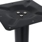 vidaXL Πόδι Τραπεζιού Bistro Μαύρο 52x52x72 εκ. από Χυτοσίδηρο