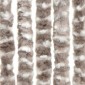 vidaXL Σήτα - Κουρτίνα Πόρτας Taupe / Λευκό 100 x 220 εκ. από Σενίλ