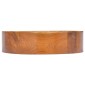 vidaXL Νιπτήρας Ø40 x 10 εκ. από Μασίφ Ξύλο Teak