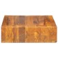 vidaXL Νιπτήρας 50 x 35 x 10 εκ. από Μασίφ Ξύλο Teak