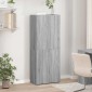 vidaXL Ντουλάπι Αρχειοθέτησης Γκρι Sonoma 60 x 32 x 153 εκ. από Τεχνητό Ξύλο
