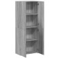 vidaXL Ντουλάπι Αρχειοθέτησης Γκρι Sonoma 60 x 32 x 153 εκ. από Τεχνητό Ξύλο