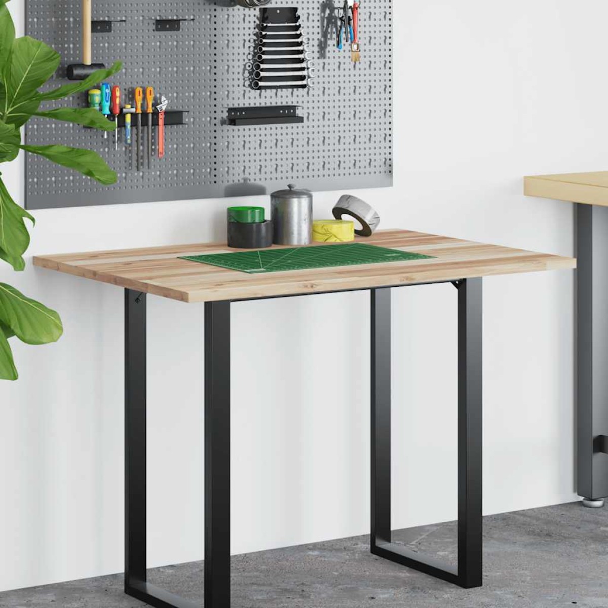 vidaXL Επιφάνεια Τραπεζιού 100x80x2 εκ. Μασίφ Ξύλο Ακακίας