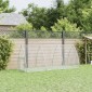 vidaXL Κλουβί Κουνελιών Ασημί 105x300x120 εκ. από Γαλβανισμένο Χάλυβα