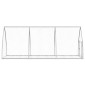 vidaXL Κλουβί Κουνελιών Ασημί 105x300x120 εκ. από Γαλβανισμένο Χάλυβα