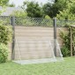 vidaXL Κλουβί Κουνελιών Ασημί 200x105x91 εκ. από Γαλβανισμένο Χάλυβα